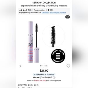 Sephora Big by Definition Mascara - Bold Black
